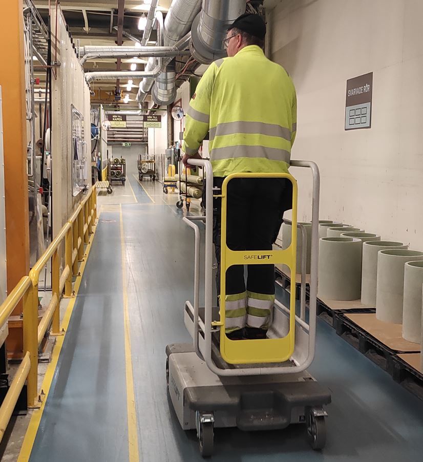 Safelift i drift hos kund